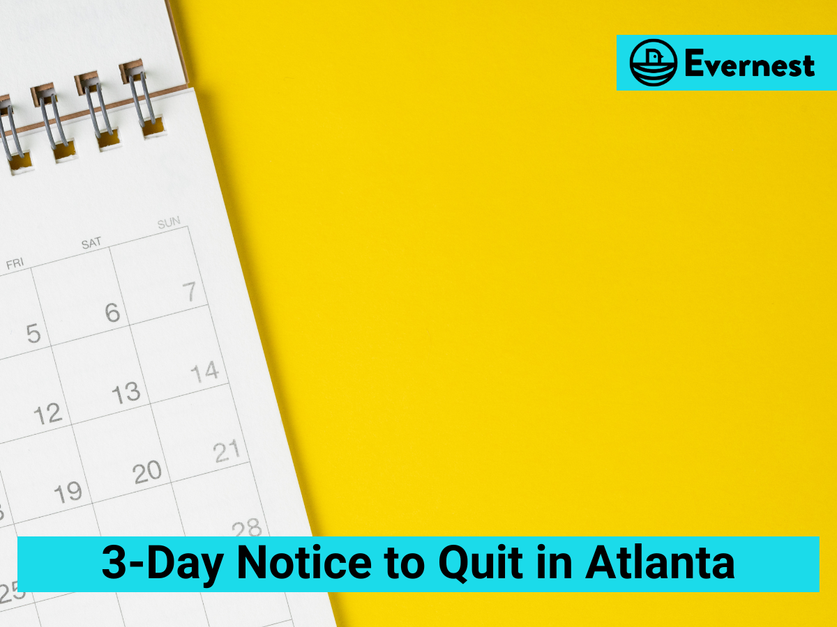 Understanding the 3-Day Notice to Quit in Atlanta